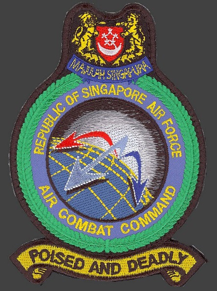 Lo stemma dello Air Combat Command della Forza Aerea di Singapore RSiAF Air Combat Command crest